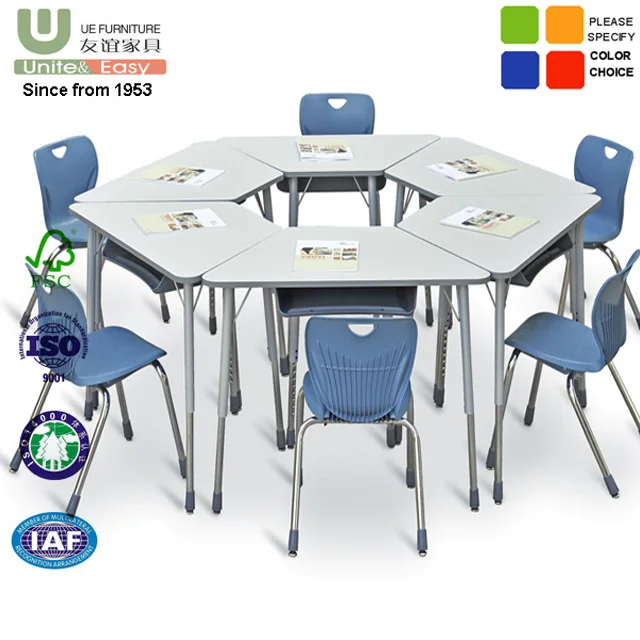 Wholesale Open Classroom Furniture/school Desk And Chair For Students