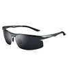 Al-Mg Metal Frame Polarized Mens Sports Sunglasses for Running Cycling Fishing Golf 8033