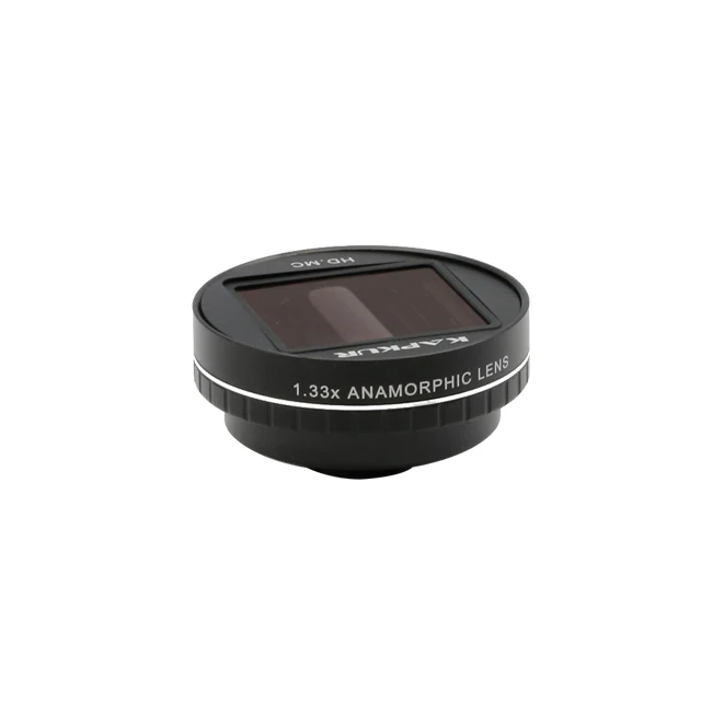 

cellphone camera lens 1.33X Anamorphic Lens with Horizontal Light Flare