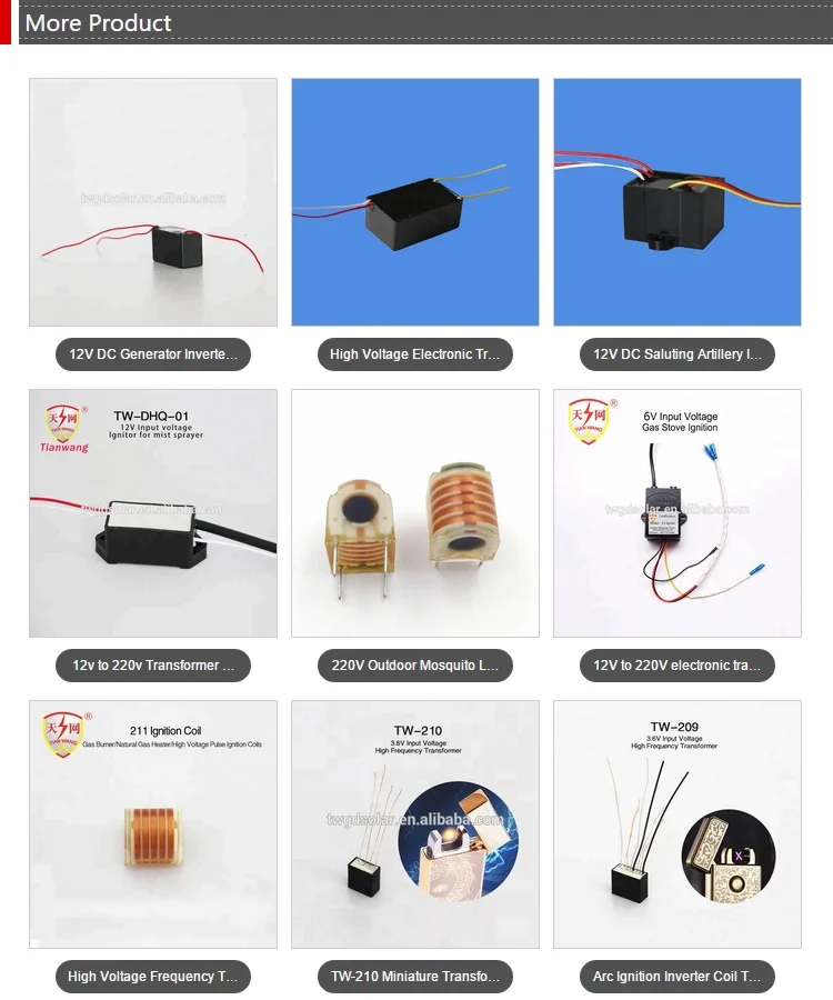 High Voltage Ignition Transformer For Boiler Gas Battery Ignition Board