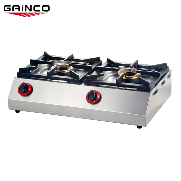 YD-GT603 SS Two Burner Table Stand Gas Stove - China Gas Stove Manufacturer  Yukee Appliance Co., Ltd