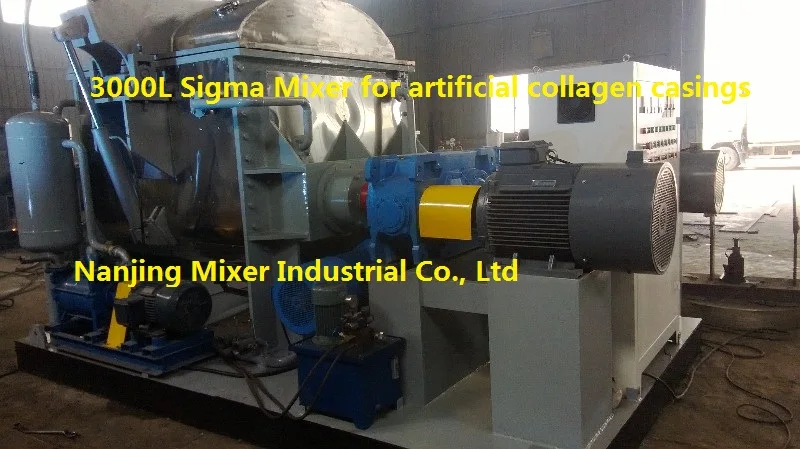 
z-shaped lab vacuum rubber sigma mixer 