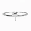 Popular 925 Sterling Silver Plain Coconut Tree Ring