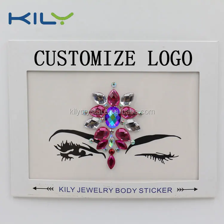 Buy Wholesale China Rhinestone Colorful Sticker Tattoo Jewelry Stick Face  Festival Jewels For Forehead Body Decoration & Face Gem Body Jewels at USD  0.99