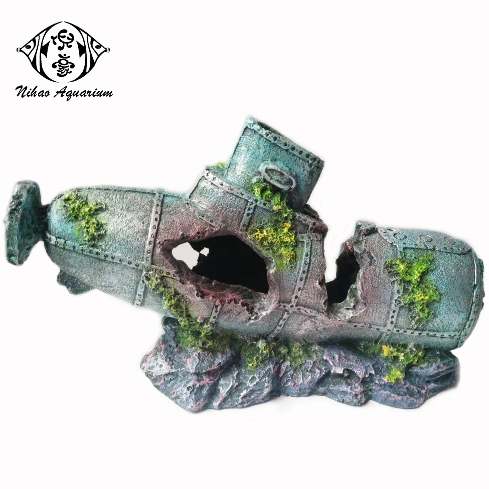 Used Submarine Ornaments For Fish Tank Decoration Buy Submarine