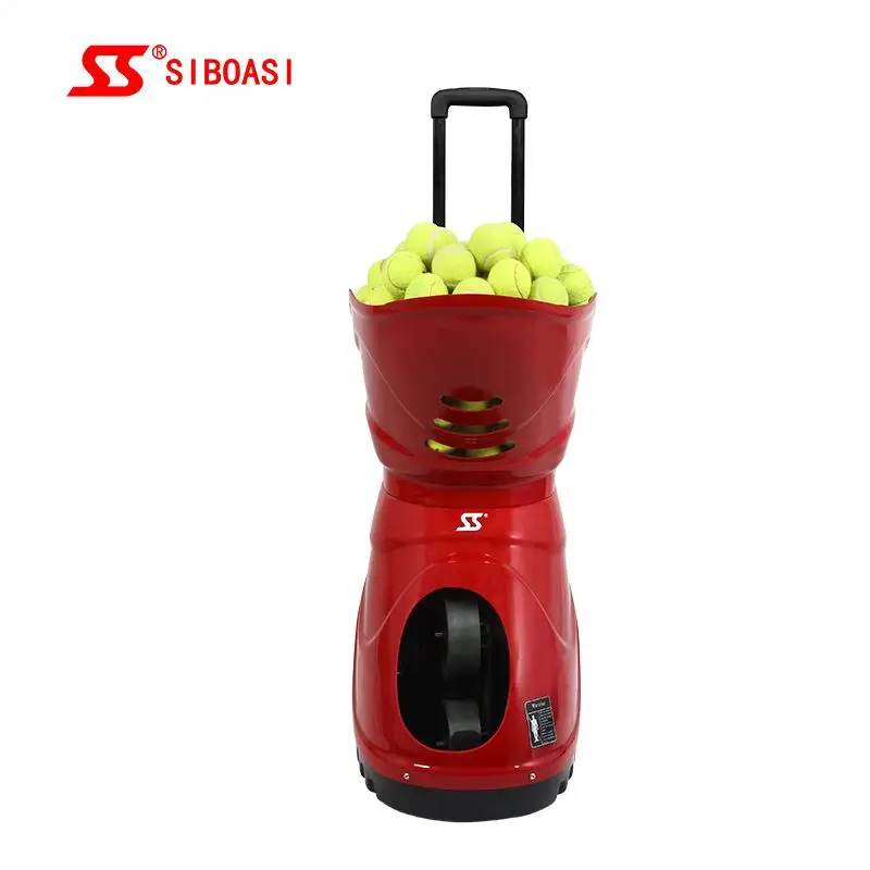 

Best selling remote control tennis ball machine 4015 Tennis throwing machine, Black/white/red