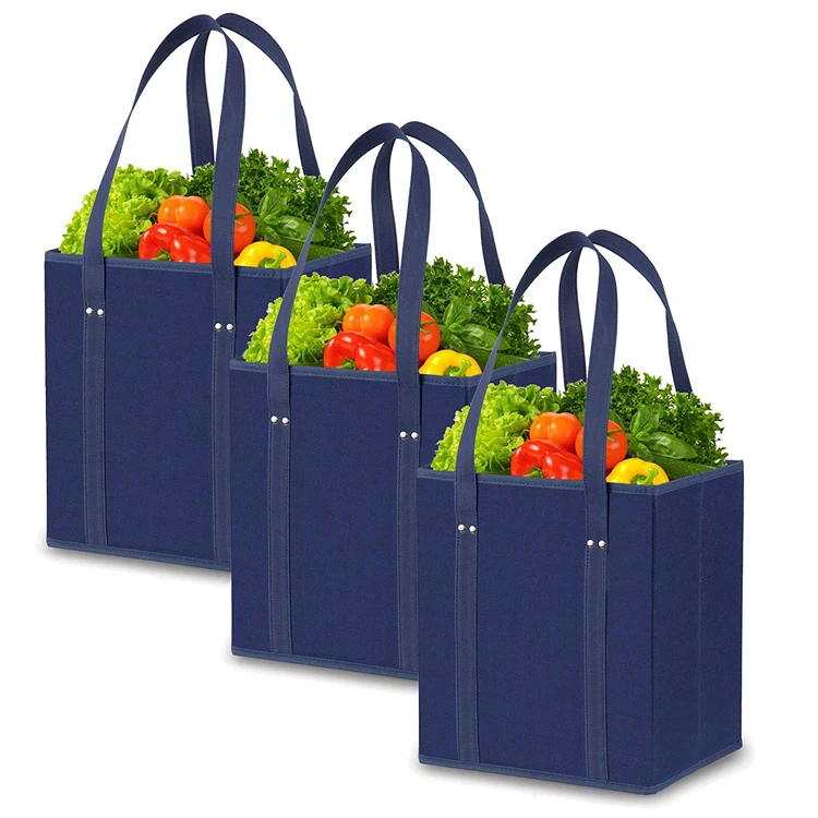 collapsible shopping box bag