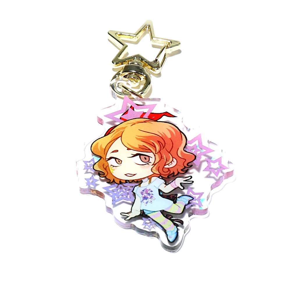 Vograce Holographic Charms Clear Acrylic Custom Printed Transparent