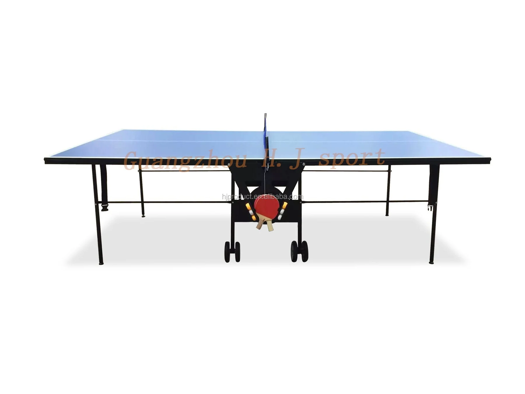 Indoor Outdoor Folding Ping Pong Tables Big Wheels Table Tennis Table