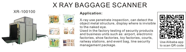 Latest security and protection airport x-ray machines, 3D portable x-ray baggage scanner