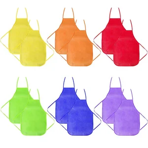 Image of Kid Children Chef Set / Apron&Chef Hat & sleeve covers
