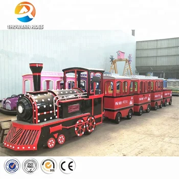 outdoor riding train set