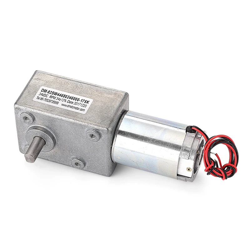 Dm-82sw 4468 12v Dc Worm Gear Motor Low Rpm Sped Reducer - Buy 12v Dc ...