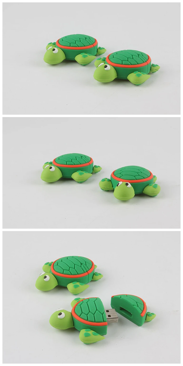 USB Flash Drive Tortoise Pen Drive 4GB 8GB 16GB 32GB 64GB 128GB Animal Turtle USB Flash Pendrive Memory Stick Gifts - ANKUX.COM