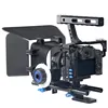 Comfortable ergonomic handle Stabilizer Camera Cage for Sony A7S A7 A7R Lumix GH3 GH4 Video Camera,Pro Follow Focus Rig
