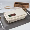Biodegradable 1 compartment meal prep container microwave safe bio degradable corn starch compostable disposable food container