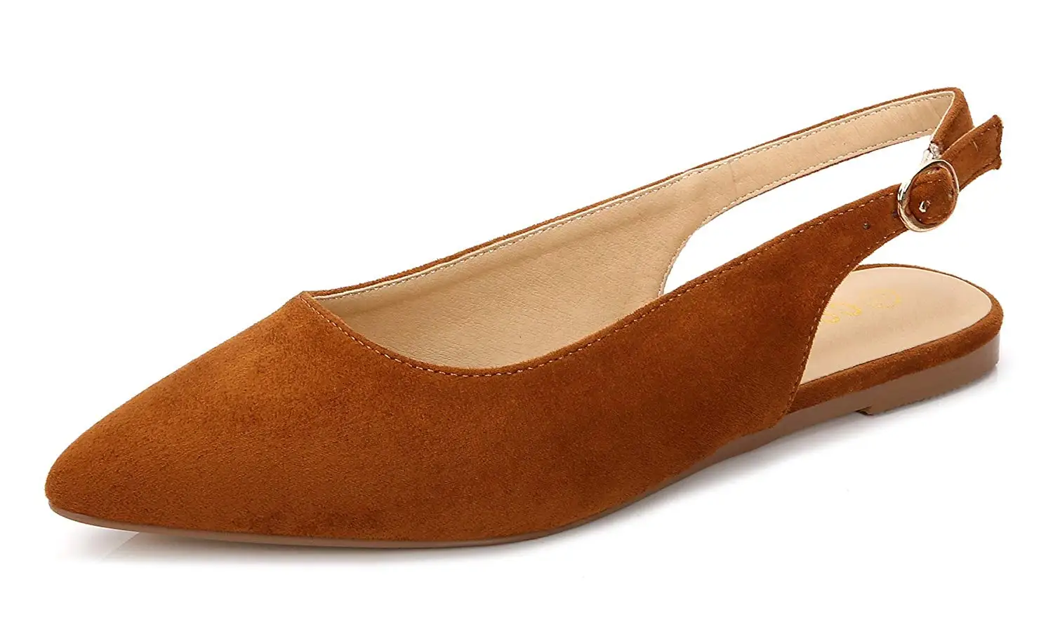 flat closed toe slingback shoes