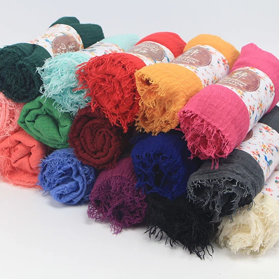 
Direct factory price islamic scarf hijab women crinkle hijab scarf cotton hijab scarf 