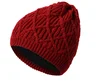 Custom men's acrylic watch crochet hat pom pom ribbed blank beanie faux fur bobble hats women