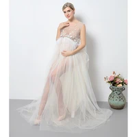 

Wholesale Maternity women clothes Pregnant party flapper Dress By Women Sexy Maternity gown photography Dress for Photo Shoot