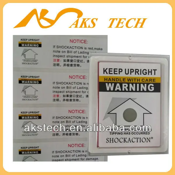 Wholesale Alarm System Labels Tilt Indicator For Shipping Containers