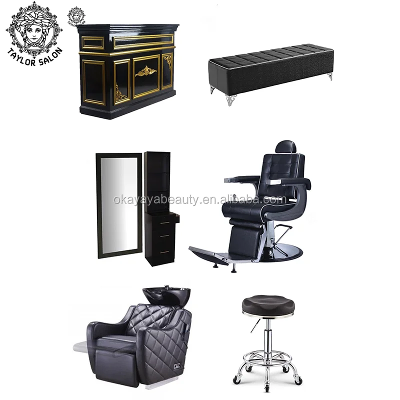 

king shadow cheap salon furniture beauty barber shop hair salon mirror station set