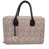Hand Carry Fancy Print Pu Make Up Bottle Zipper Eva Tool Storage Brief Case