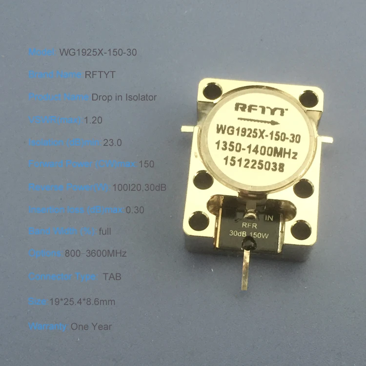 RFTYT WG1925 RF Drop In Isolators Circulator