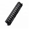 1U Metal cable management middle Brush patch panel