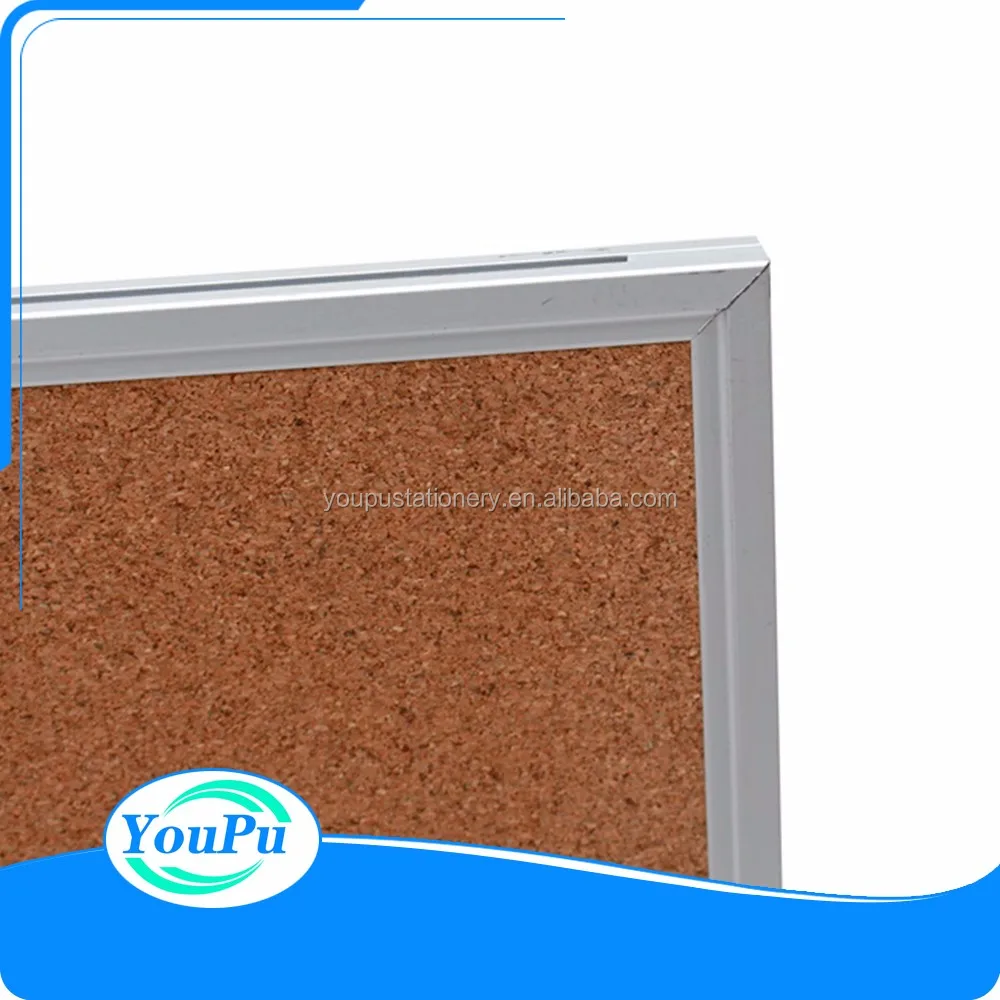 
Wholesale cork notice pin board standard sizes with aluminum frame 