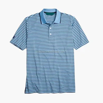 striped golf shirt