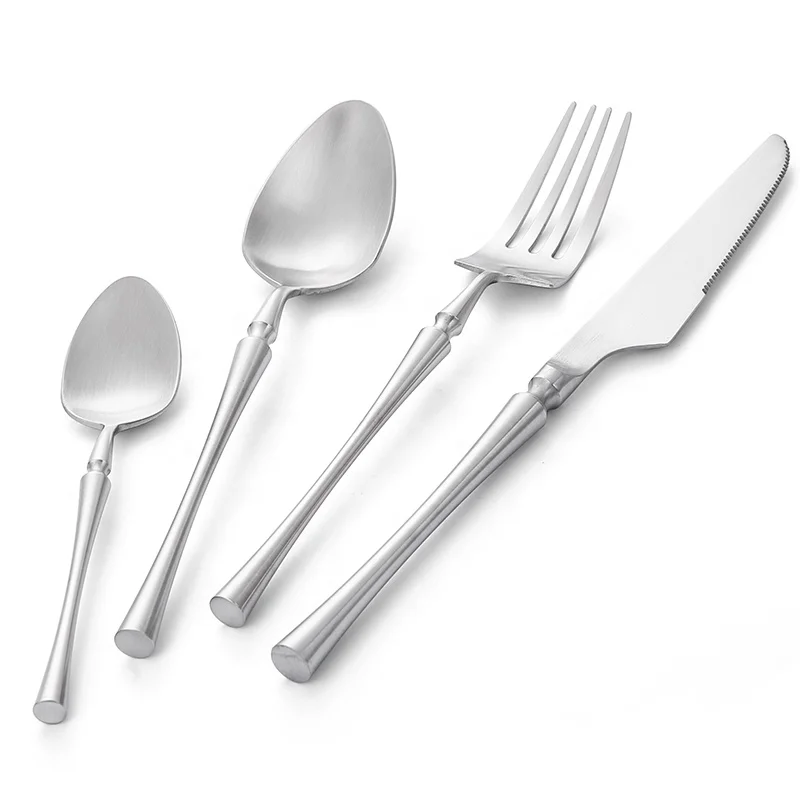 

Fork And Knife Dinnerware Stainless Steel Cutlery Spoon Set 4Piece Set Reusable Flatware Stainless Steel Office Utensil Gift Box