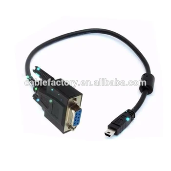 Rs232 Db9 To Mini Usb Cable With Ferrite Core Buy Usb Female To