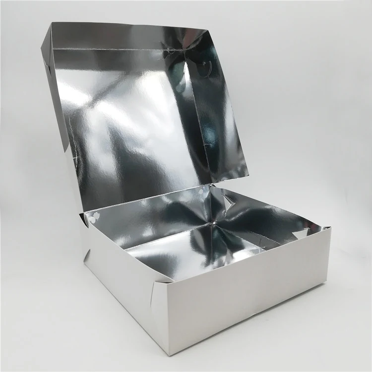 Square Cardboard Aluminum Foil Takeaway Food Bento Lunch Box Buy