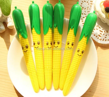 面白いトウモロコシ形プラスチックボールペン かわいいボールペン Buy かわいいボールペン かわいいペン おかしいペン Product On Alibaba Com
