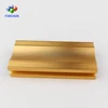 Gold brushed aluminium profiles for cabinet aluminum extrusion
