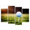 4 Panels Canvas Golf Course Wall Art Canvas Pictures For Living Room Wall Posters Home Decoration/Al09251