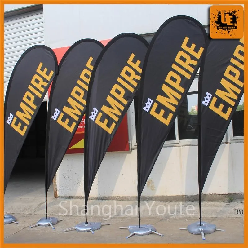 Beach Flags,Sharkfin Flag Banner,Custom Shark Fin Flags Printing - Buy ...