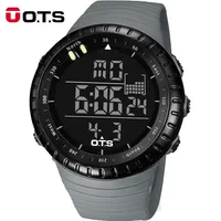 

OTS 7005G Men Digital Watch Black Clock Sports Professional Waterproof Large Dial LED Hours Outdoor Military Luminous Watch