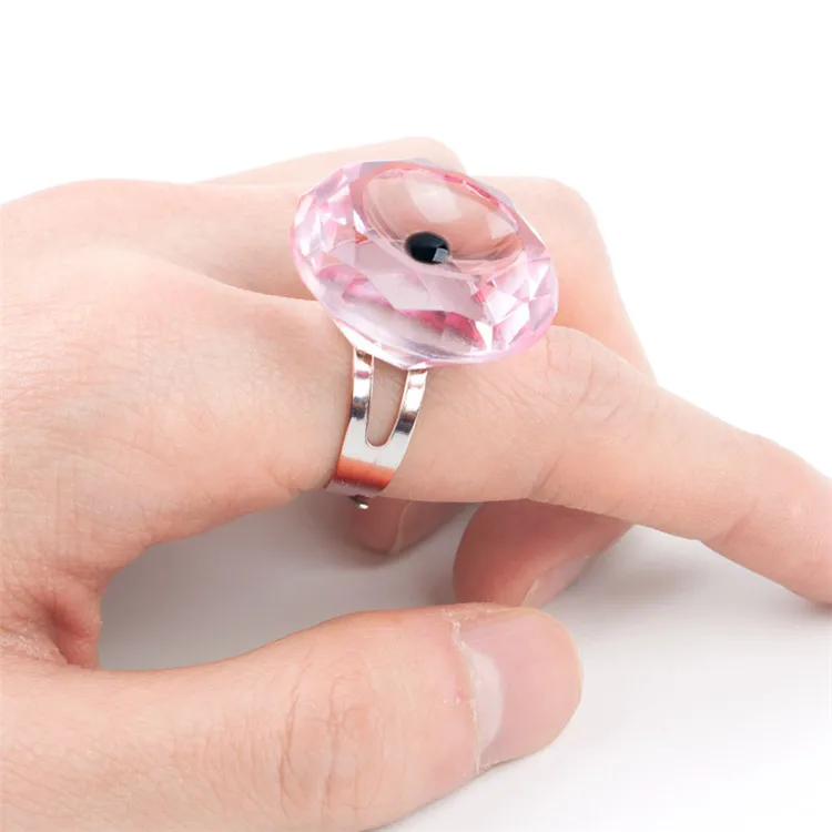 

Hottest Beauty Tool Glass Eyelash Extension Glue Crystal Ring Holder, 3 color