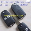 new uncut Ac 2 button remote flip key fob case shell (non logo/HON66)