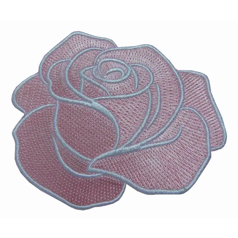 

High Density Custom Size Low Price fabric embroidery Patch Flower Manufactory In China