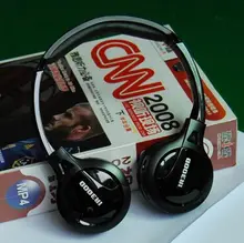 Freee shipping Infrared Stereo Wireless Headphones Headset IR in Car roof dvd or headrest dvd Player