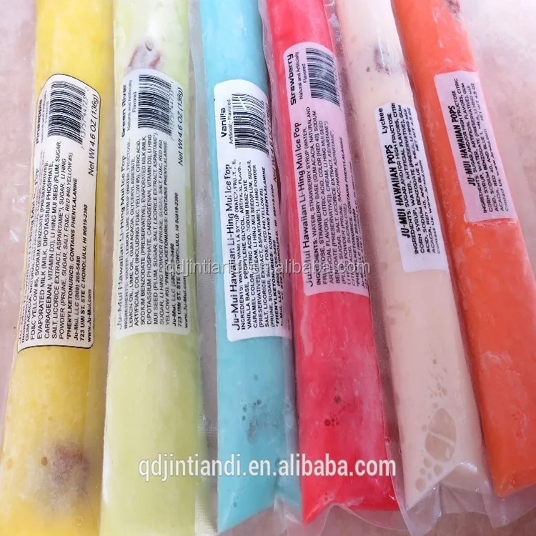 Jtd Wholesale Custom Printed Zipper Ice Pop/popsicle/ice Lolly