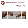 Creation of Adam by Michelangelo 100% Hand Painted Famous Art Reproduction Oil Paintings on Canvas