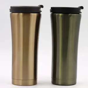 Image of hot sale 17oz double wall stainless steel vacuum insulated coffee tumbler cup with sealed lid outdoor travel thermal mug