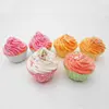 Wholesale Bubble Foaming Rose Strawberry Floral Scent Handmade Kids Donut Cupcake Bath Bombs
