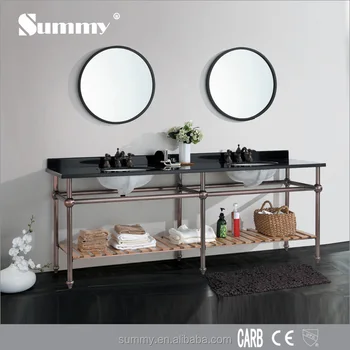 Metal Frame Bathroom Vanity