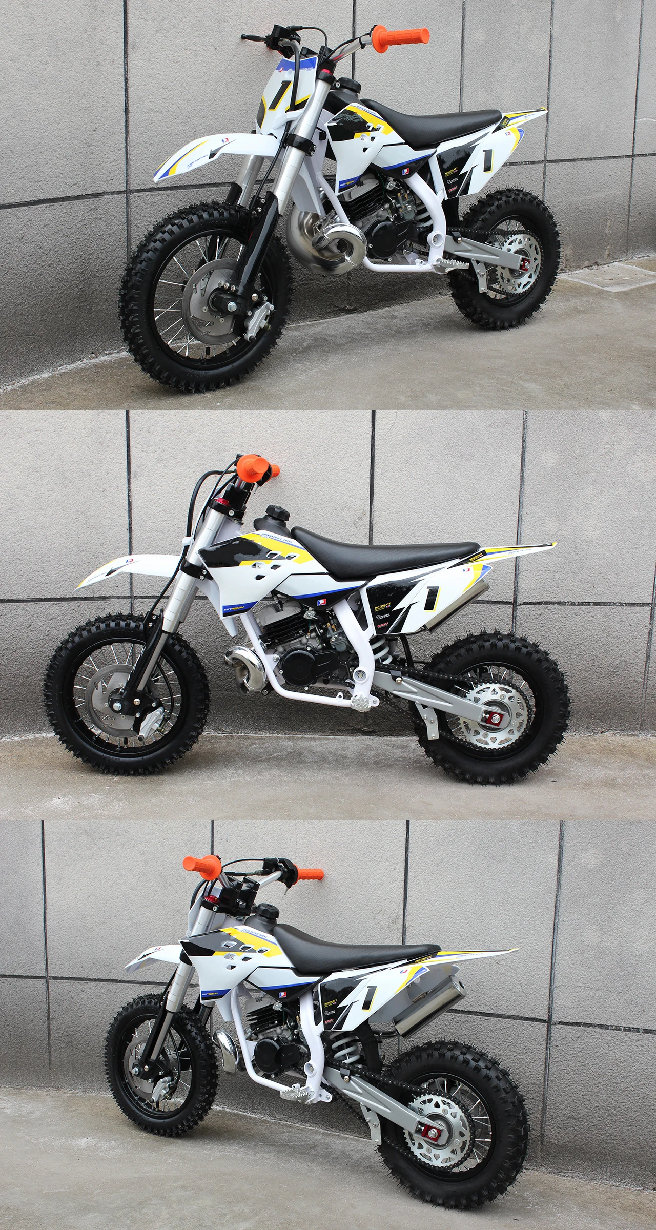 Koshine Moto Kids Gas Powered Kick Start Mini Dirt Bike 50CC
