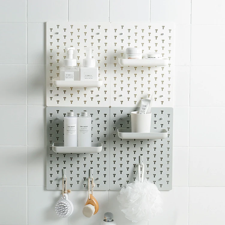 
high quality DIY plastic wall-mounted storage rack 